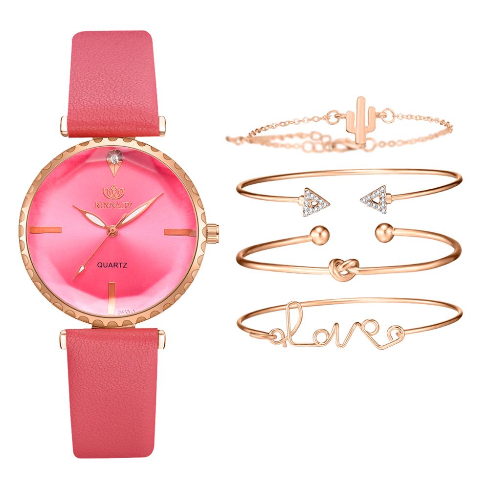 Armband-Set mit Quarzuhr für Frauen
