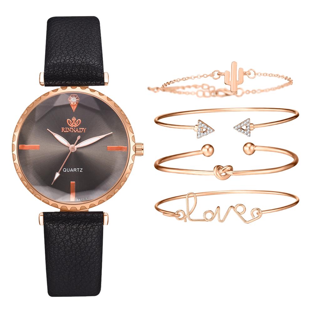 Armband-Set mit Quarzuhr für Frauen
