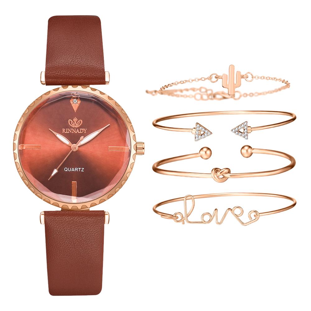 Armband-Set mit Quarzuhr für Frauen