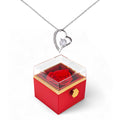 Forever Love Halskette mit ewiger Rose